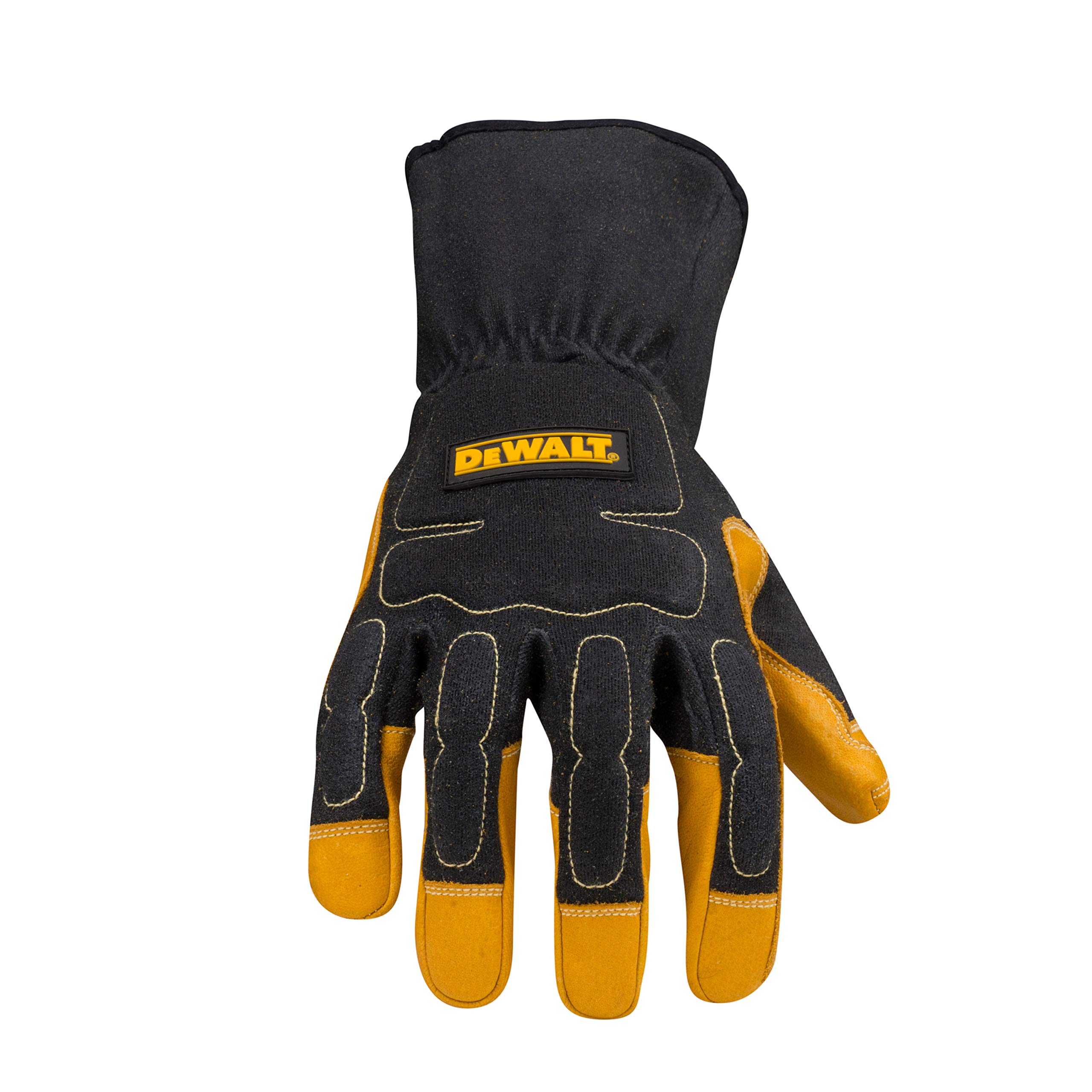 DEWALT Premium MIG TIG Welding Gloves DXMF02051 - Heat Resistant Leather Gloves for Men & Women - Ideal for Metal Fabrication, Welding Projects & DIY Repairs
