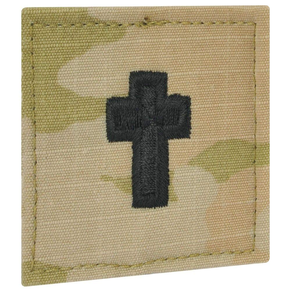 MEDALS OF AMERICA EST. 1976 - Army Chaplain Rank OCP/Scorpion Patch with Hook & Loop Fastener - Perfect for Military Uniforms, Tactical Gear & Collectors