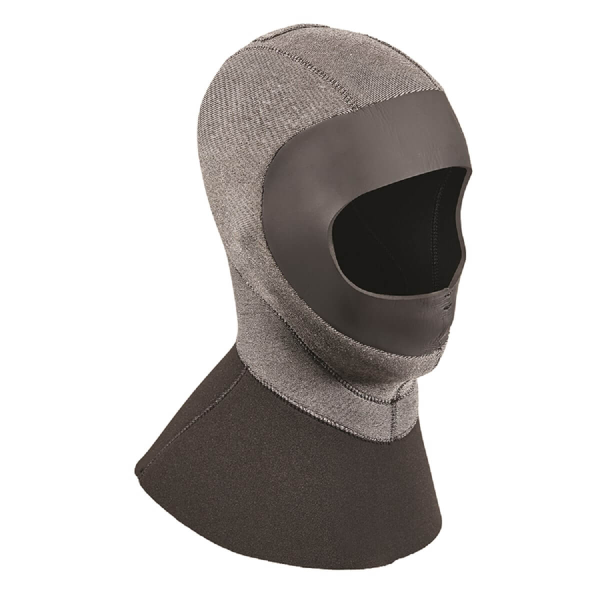 Scubapro EVERFLEX 6/4mm Bibbed Scuba Diving Hood - Warm & Flexible Neoprene for Cold Water Diving, Snorkeling & Spearfishing