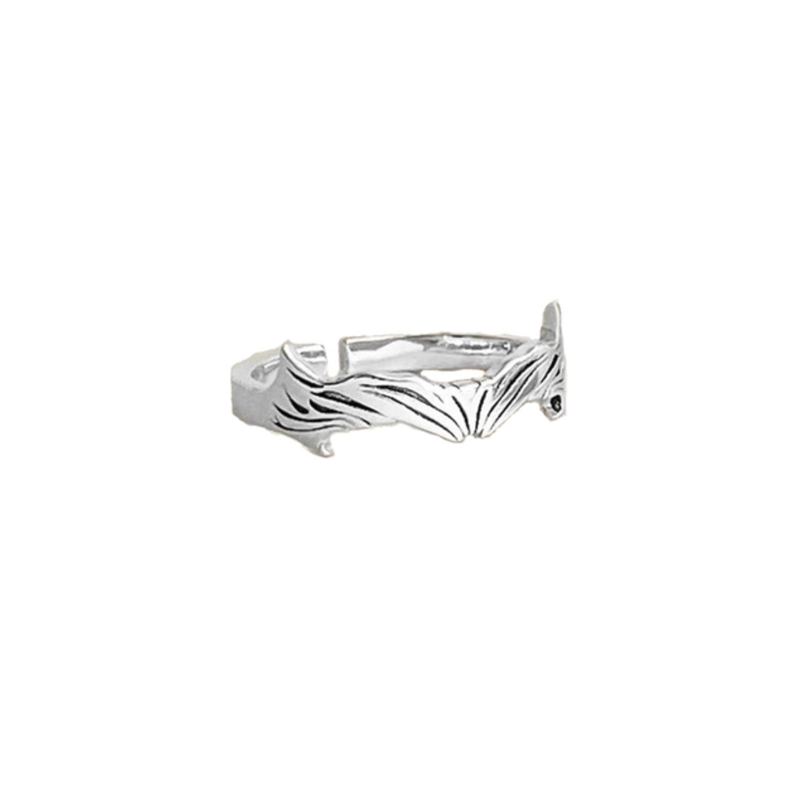 Disney Marvel Superhero Scarlet Witch Ring - Wanda Maximoff Inspired Jewelry, Metal Open Rings for Women, Fashion Vintage Aesthetic Accessories - Perfect for Cosplay, Halloween, Gift Giving & Everyday Wear