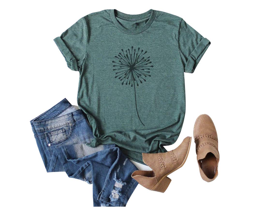 Trendy Women's Graphic Short Sleeve T-Shirt - Summer Casual Loose Fit Tee for Women | Perfect for Beach Outings, Streetwear & Everyday Comfort