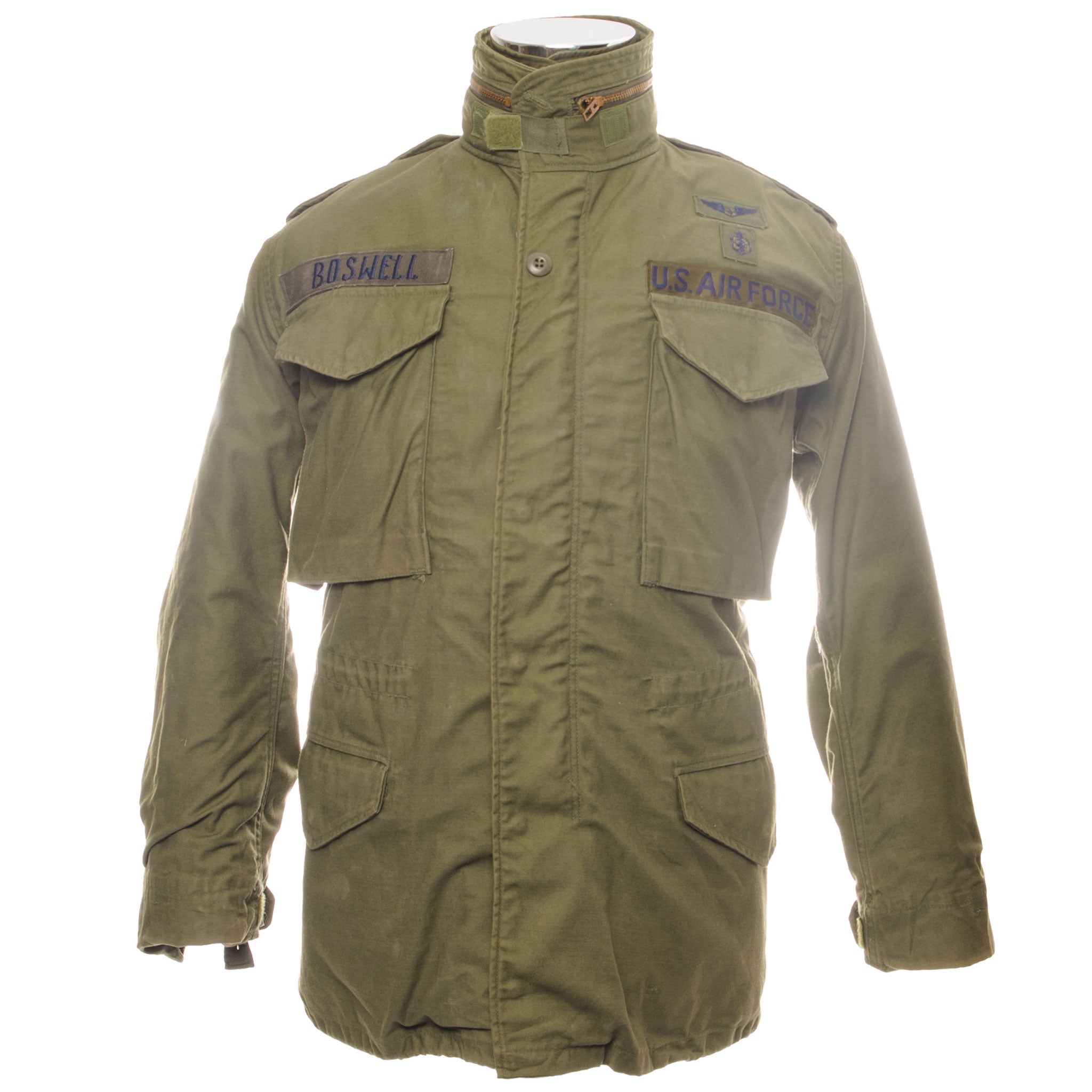 Vintage USAF US Air Force M65 Field Jacket with Liner - 1987 Patched XSmall Regular Size | Military Outerwear for Men, Cold Weather & Outdoor Activities