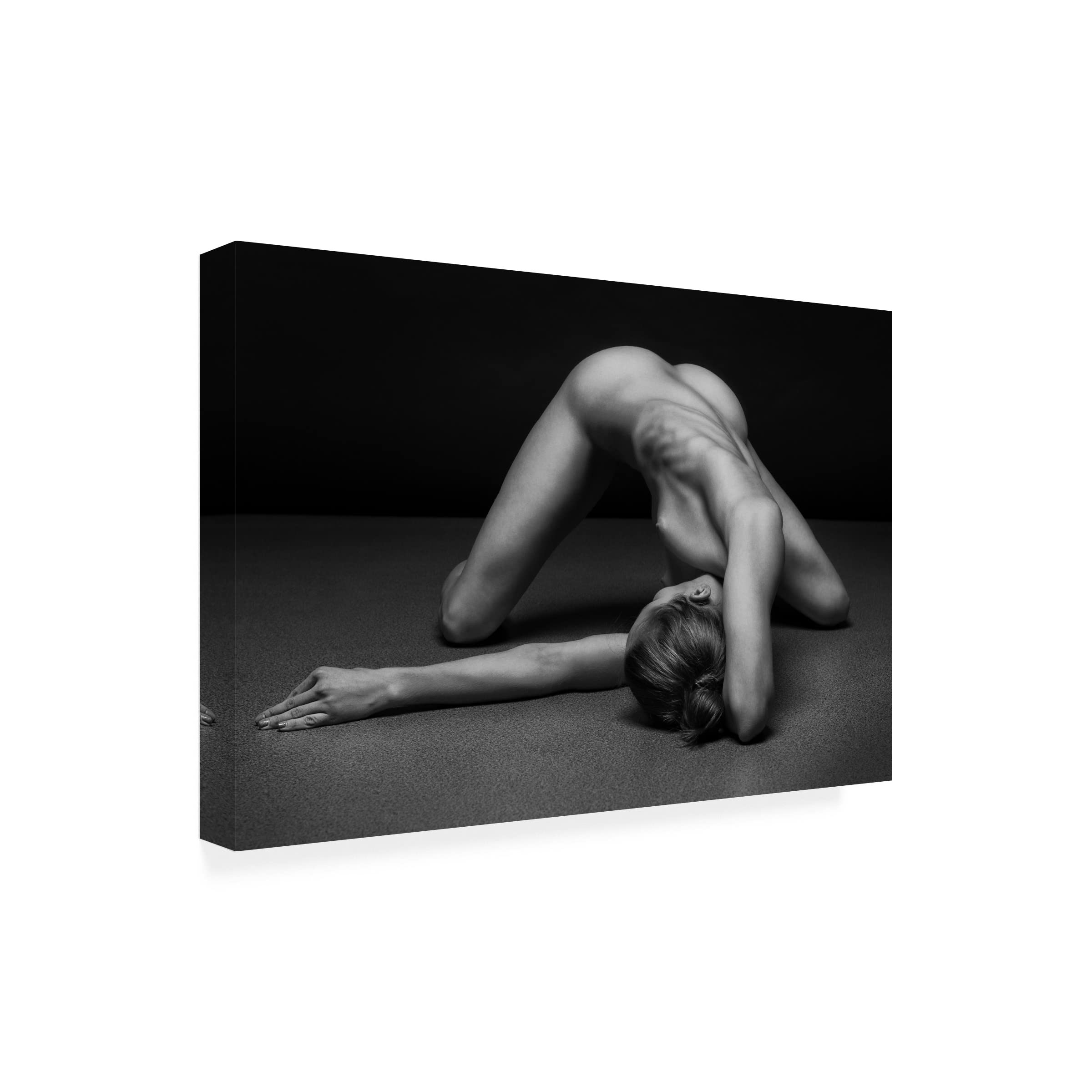 Anton Belovodchenko 'Bodyscape I' Canvas Wall Art Print - Modern Abstract Body Painting for Living Room, Bedroom & Office Decor