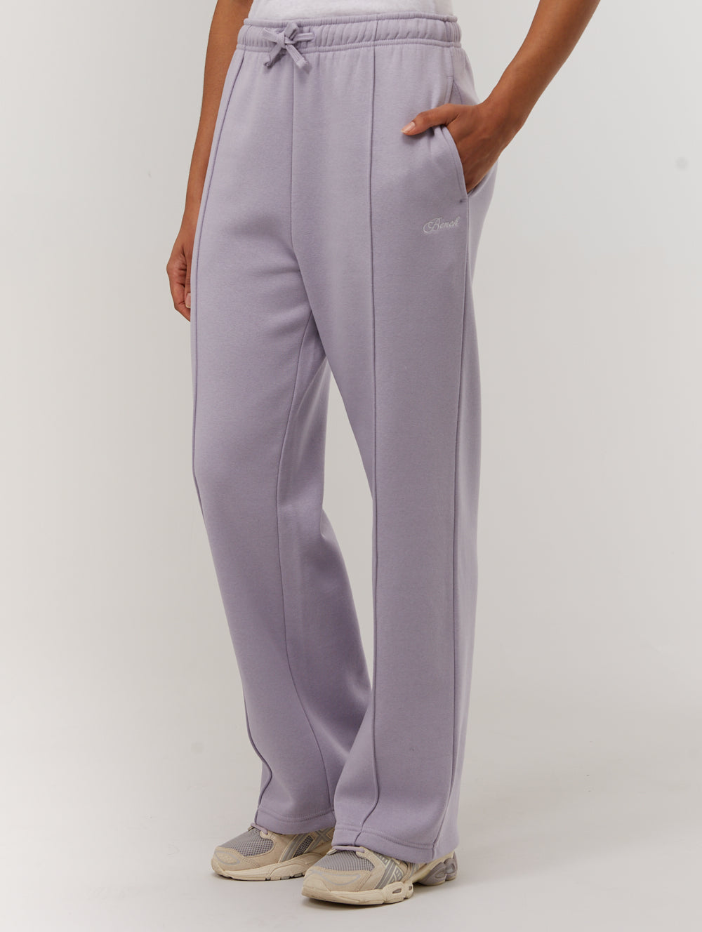 Embla Wide Leg Joggers for Women - High Waisted Lounge Pants with Pockets - Soft Comfortable Yoga Sweatpants for Running, Travel & Home Wear