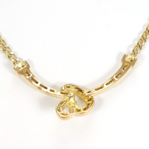 18K Yellow Gold Diamond Necklace for Women - Elegant Pendant Jewelry Gift for Anniversary, Wedding & Special Occasions