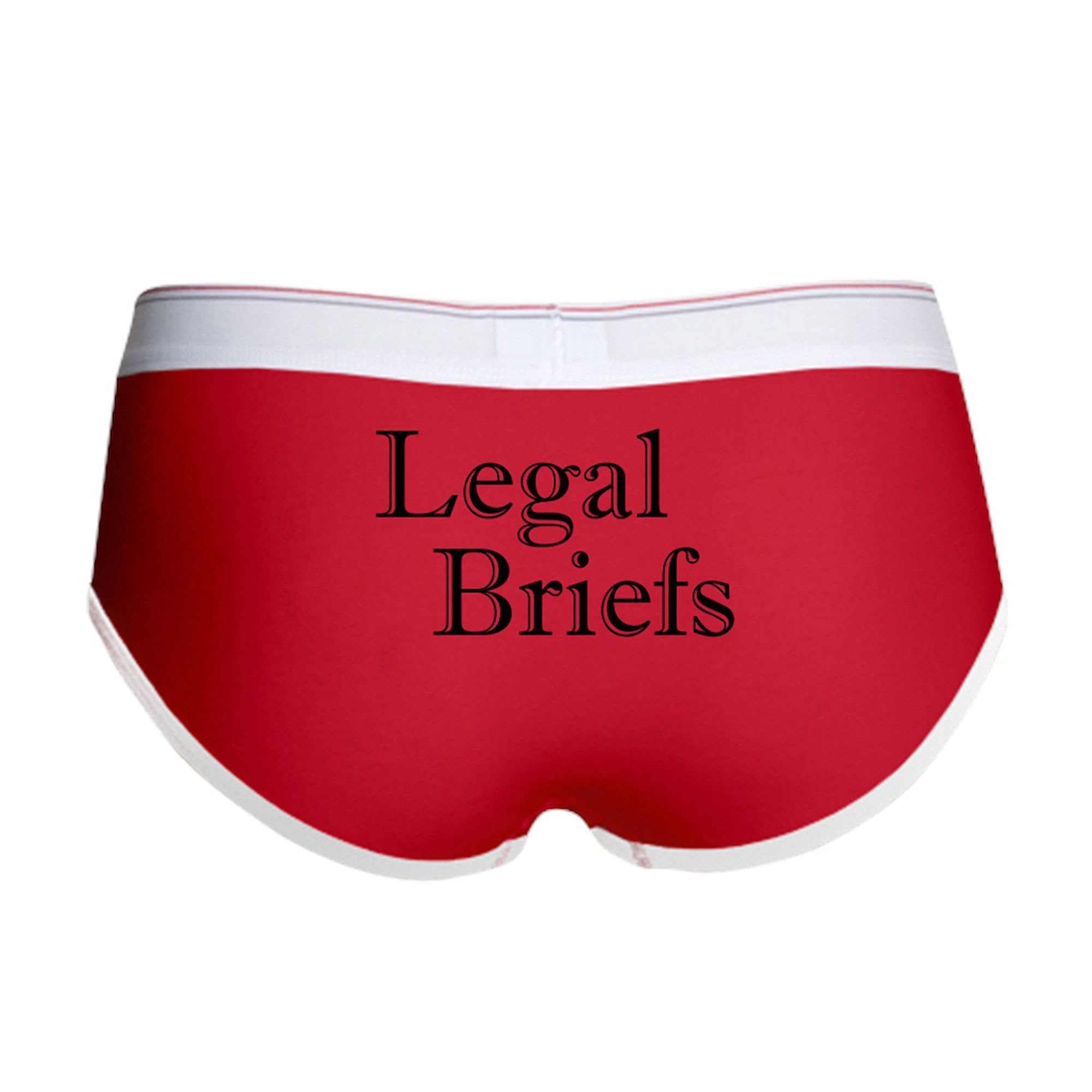 Legal Briefs Novelty Women's Boy Brief Underwear - Comfortable Boyshort Panties for Women - Perfect for Gifts, Themed Parties & Everyday Wear