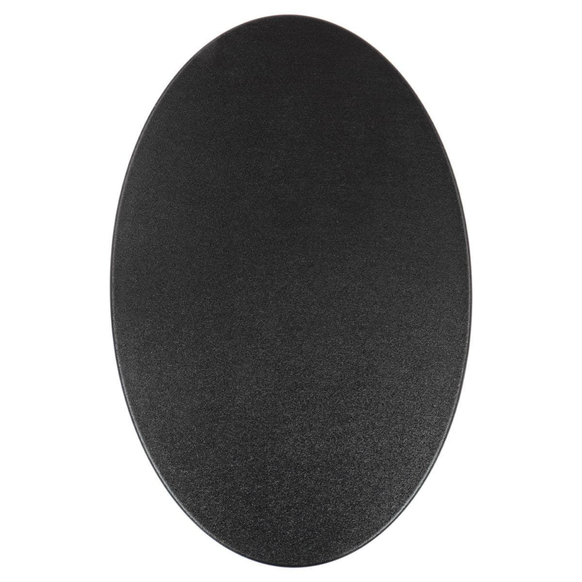 Coiltek 17 x 11 Inch Elliptical Coil Cover - Heavy Duty Hard Plastic Skid Plate for Metal Detectors - Black Anti-Scratch Protection - Perfect for Beach Hunting & Treasure Hunting Adventures
