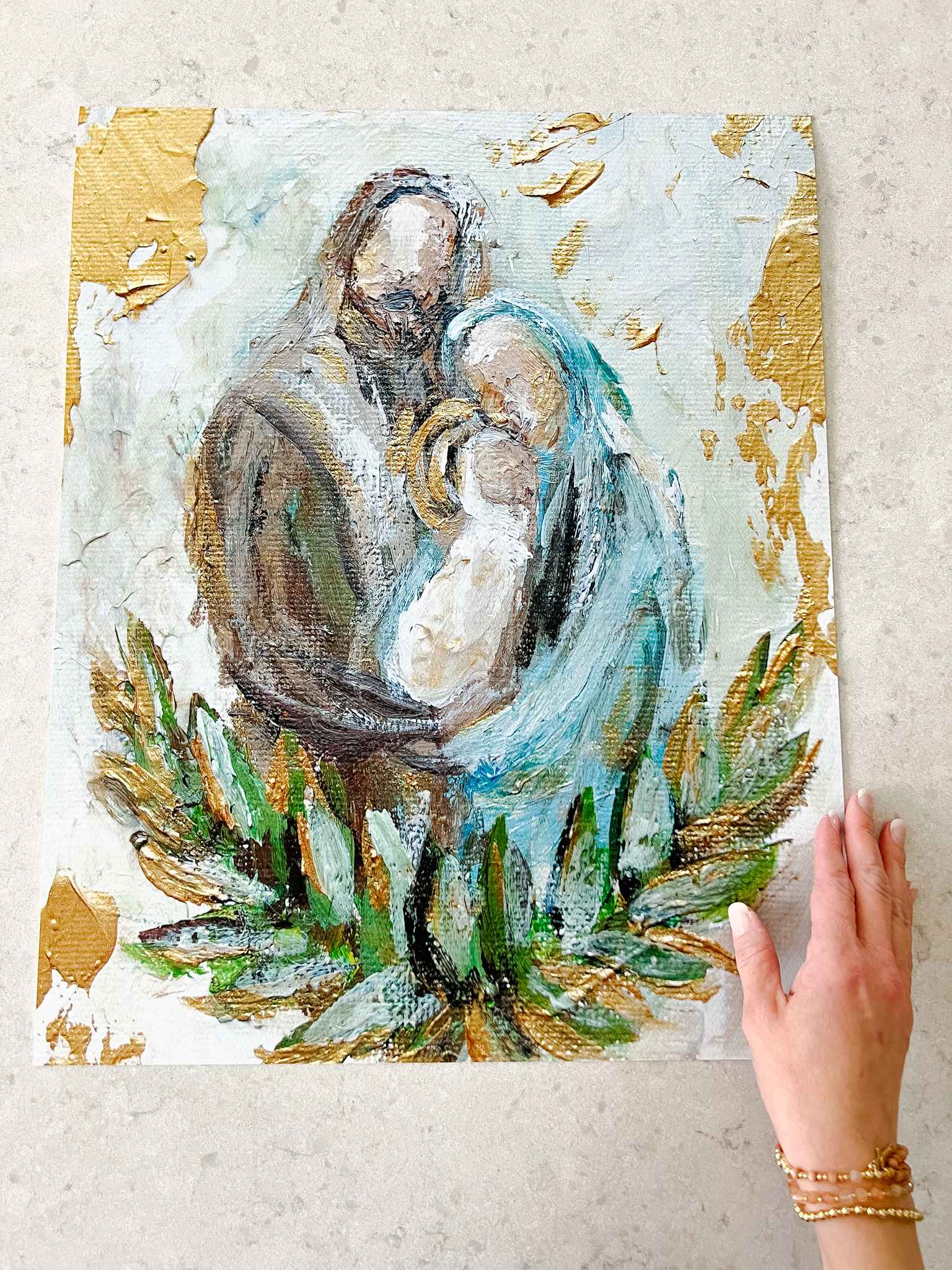 Holy Family Print - Religious Wall Art for Home Decor - Perfect for Living Room, Bedroom & Church