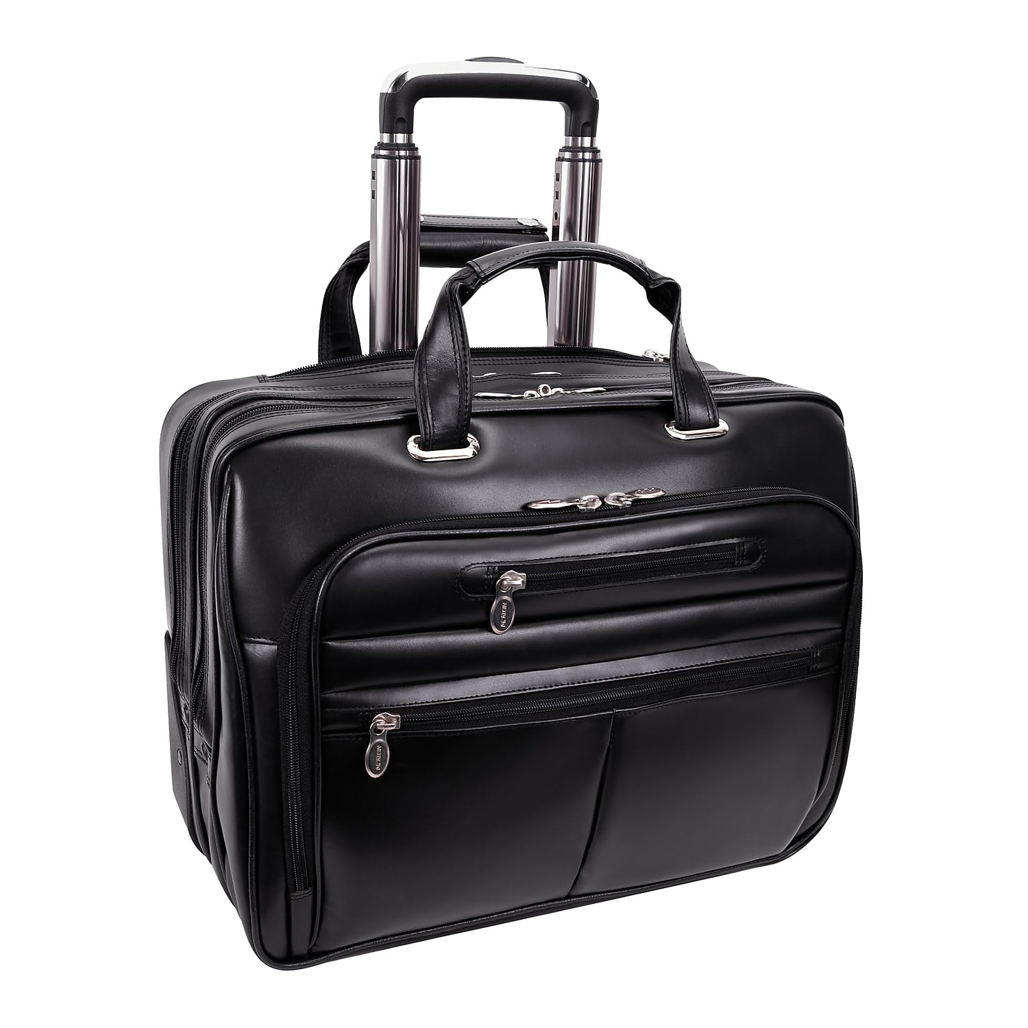 McKlein USA Wrightwood 17 Inch Wheeled Laptop Briefcase - Durable Business Travel Carry On with Spacious Compartments for Work & Commuting