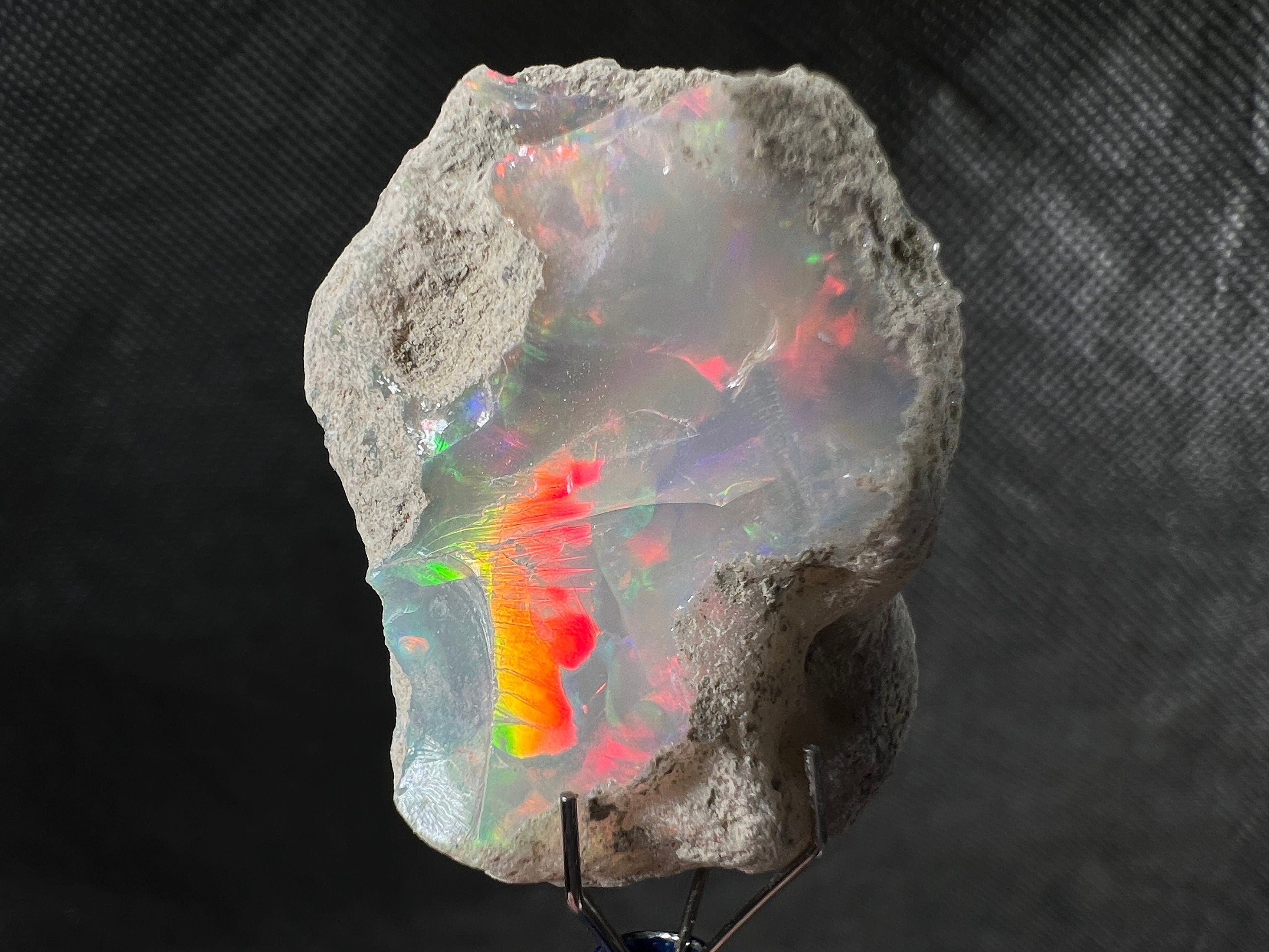 Premium 4A+ Welo Opal Raw Crystal - Certified Cutting Grade Opal for Jewelry Making (50632) - Perfect for Rings, Necklaces & DIY Gemstone Crafts
