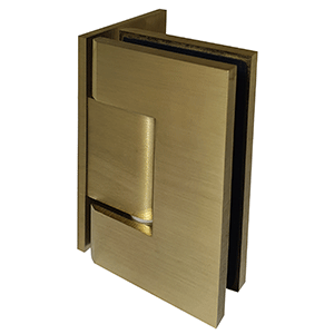 Perth Series Wall to Glass Offset Shower Screen Hinge - Polished & Brushed Brass Finish for Modern Bathroom Design | Durable & Stylish Bathroom Hardware for Frameless Shower Enclosures