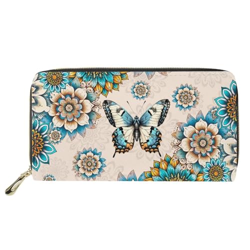 boho flower butterfly