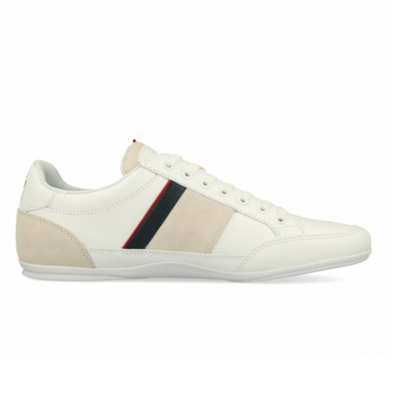 Lacoste Men's 2 CMA Sneakers in White & Navy - Casual Comfort Shoes for Walking, Running & Everyday Wear