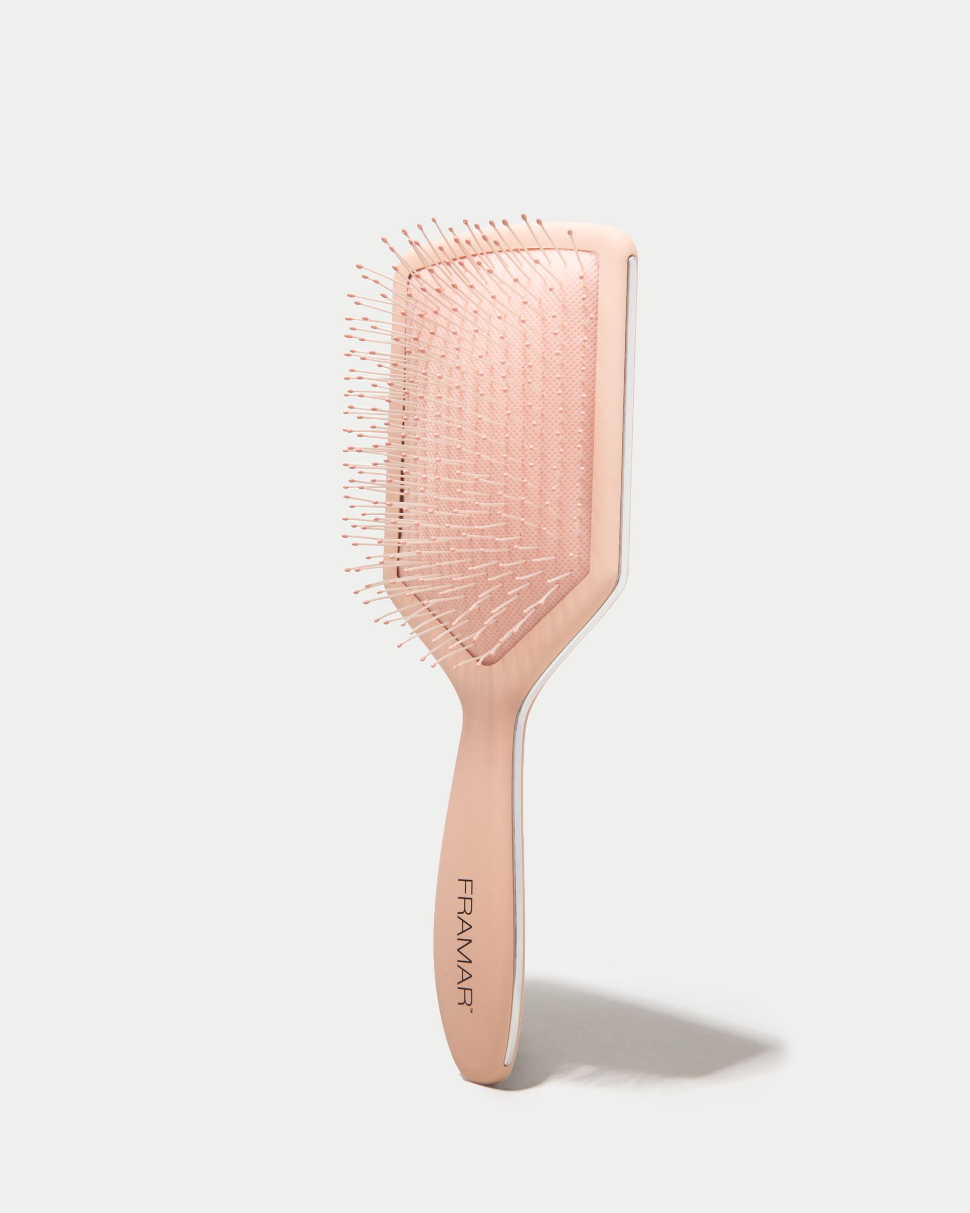 FRAMAR Paddle Brush for Thick Hair - Detangling Hairbrush for Women & Men - Wet & Dry Use - Perfect for Curly, Wavy, and Straight Hair - Salon Quality Hair Brush for Smooth Styling at Home or Travel