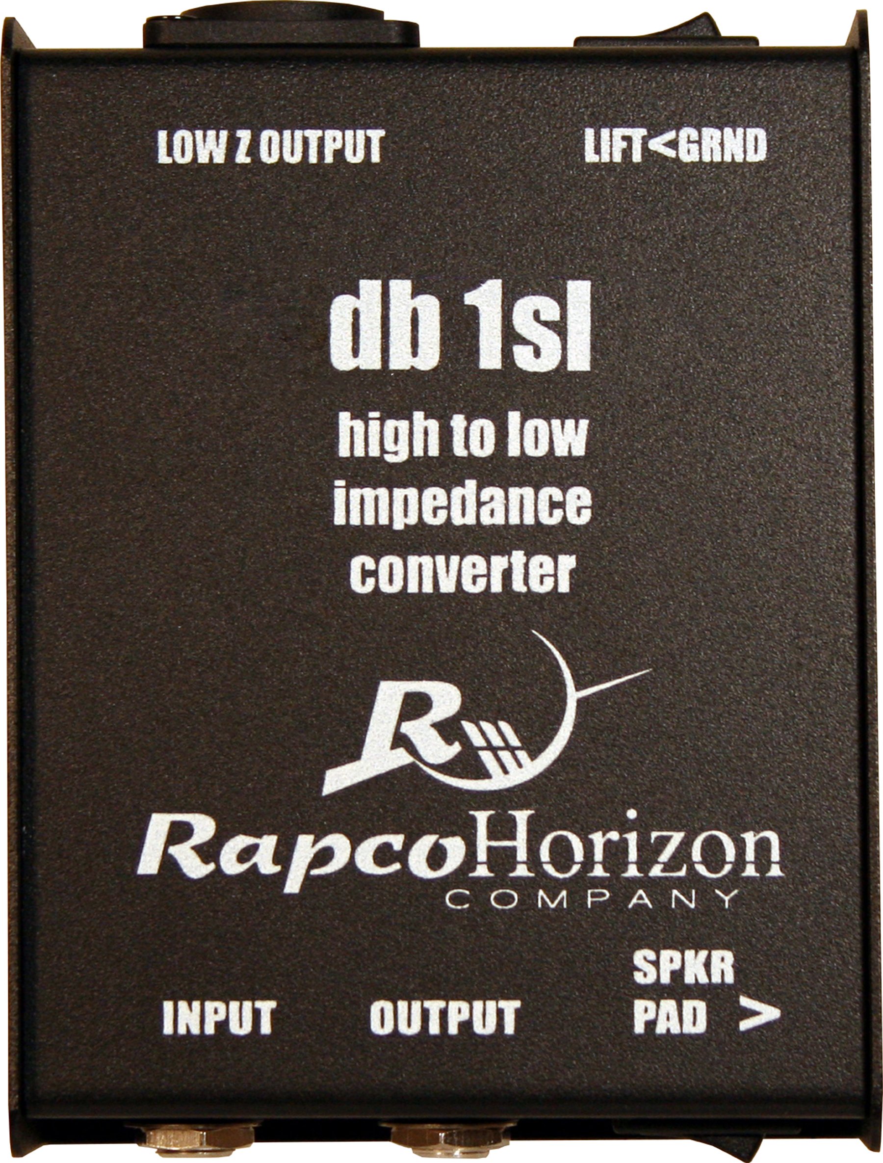 Rapco Horizon DB-1SL Professional Speaker Level Direct Box - Perfect for Live Sound, Studio Recording & PA Systems