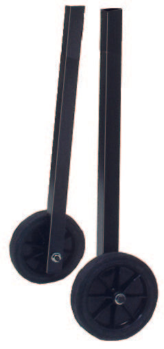 B+BTec Heavy Duty Wheeled Leg Set for Bridge Saw (2 Pack) - Easy Mobility & Stability for Stone Cutting & Construction Work
