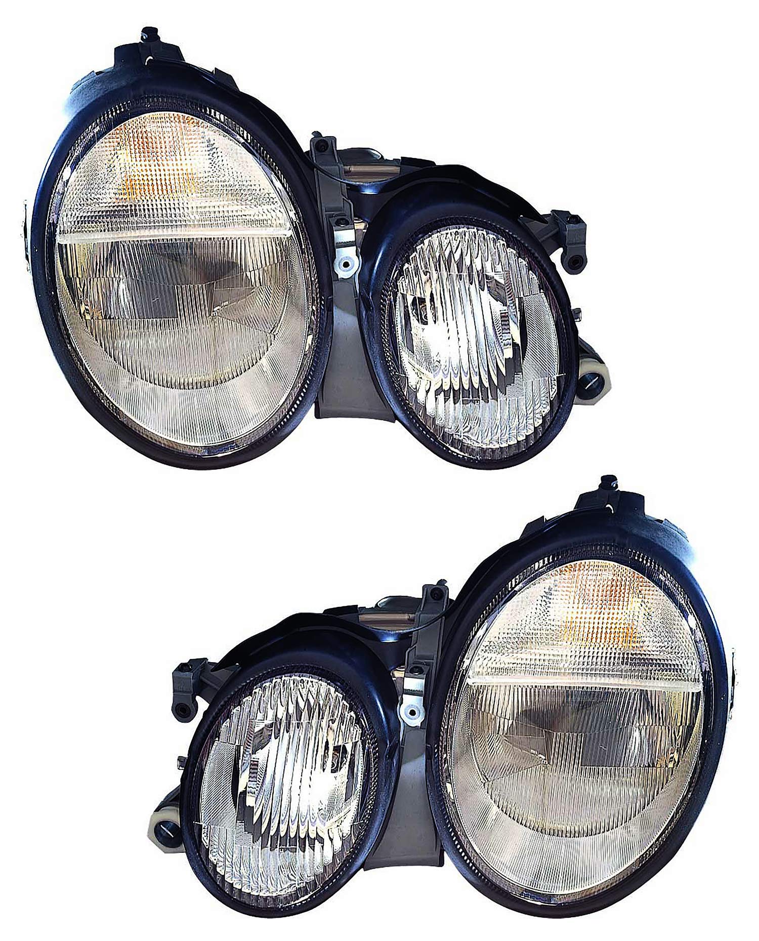 Mercedes Benz CLK HID Headlights Replacement Set - Driver & Passenger Side Compatible with 1998-2003 Models | Perfect for Night Driving, Car Restoration & Auto Upgrades