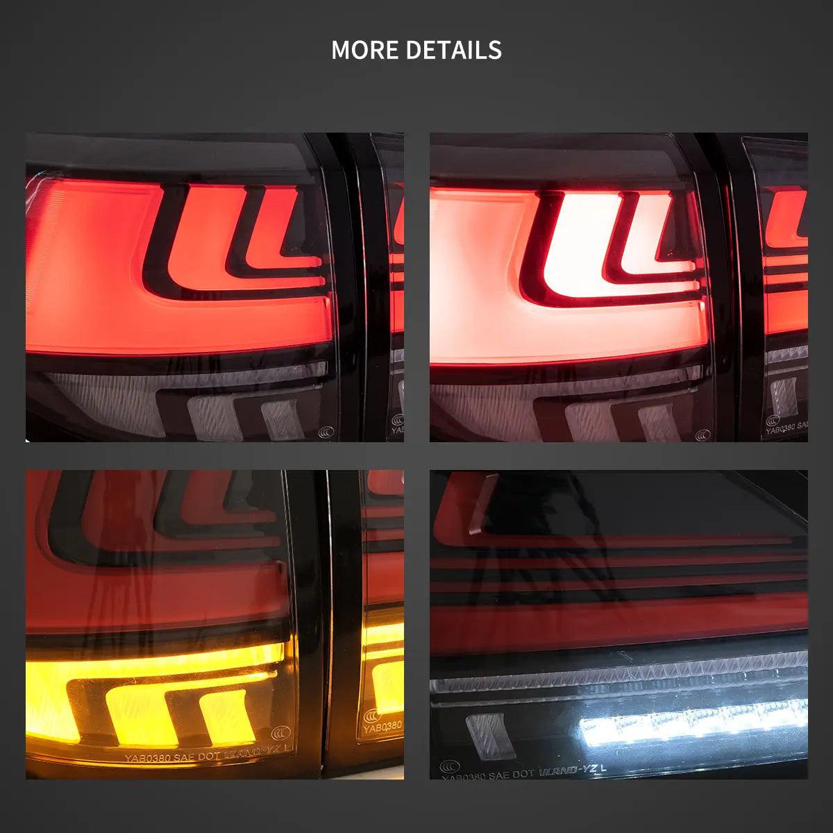 High-Quality LED Tail Lights Assembly with Dynamic Welcome Lighting for 2008-2014 Lexus RX350 RX450h (3rd Gen AL10) - JAPAN BUILT - Perfect for Night Driving & Enhanced Safety