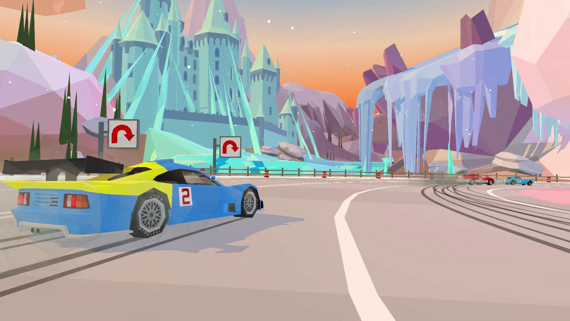 Hotshot Racing Game for PS4 - High-Speed Arcade Racing with Retro Graphics | Perfect for Multiplayer Gaming & Racing Enthusiasts