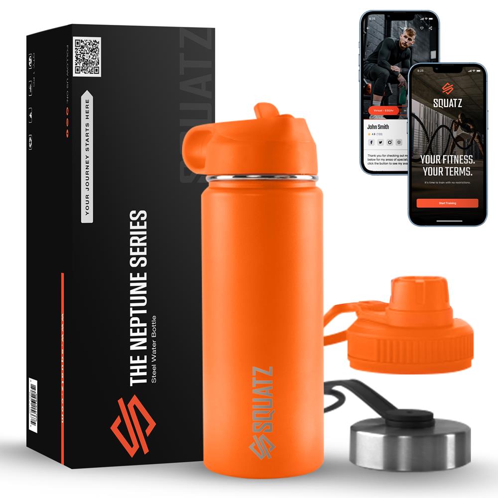 40 Oz Stainless Steel Water Bottle - Insulated, Leak Proof & BPA Free - Perfect for Gym, Hiking, Travel & Outdoor Activities