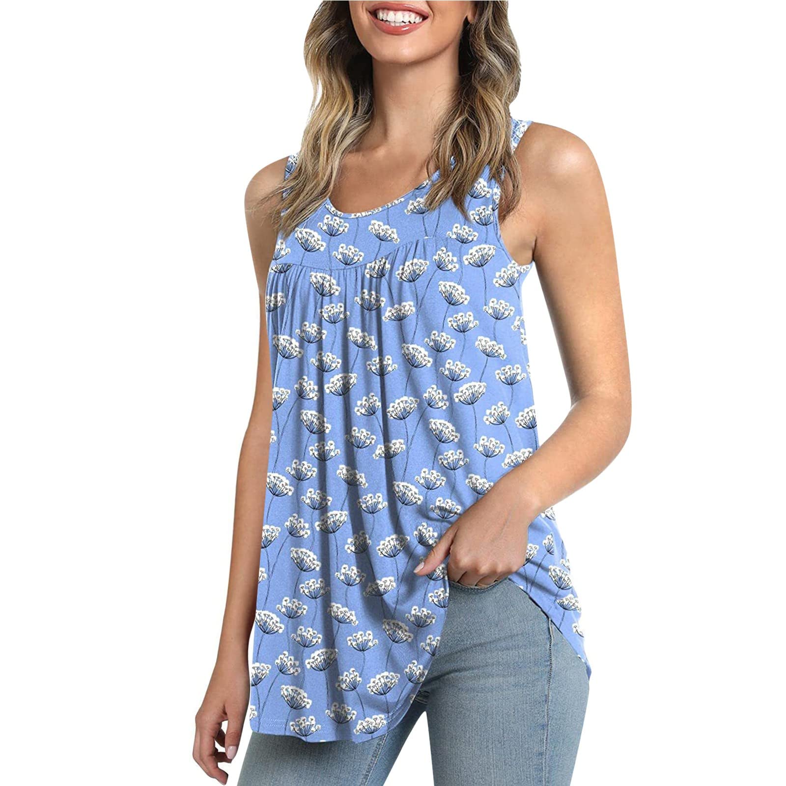 Women's Summer V-Neck Ribbed Tank Tops - Sleeveless Casual Henley Shirts with Button Detail for Women | Perfect for Beach Outings, Date Nights & Summer Vacations
