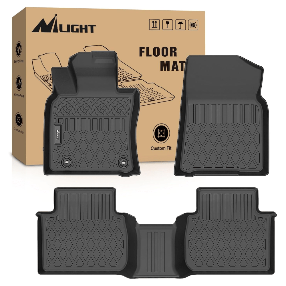 Premium All-Weather Floor Mats for 2018-2024 Toyota Camry Standard Models FWD | TPE Material | Perfect for Daily Commuting, Road Trips & Family Protection