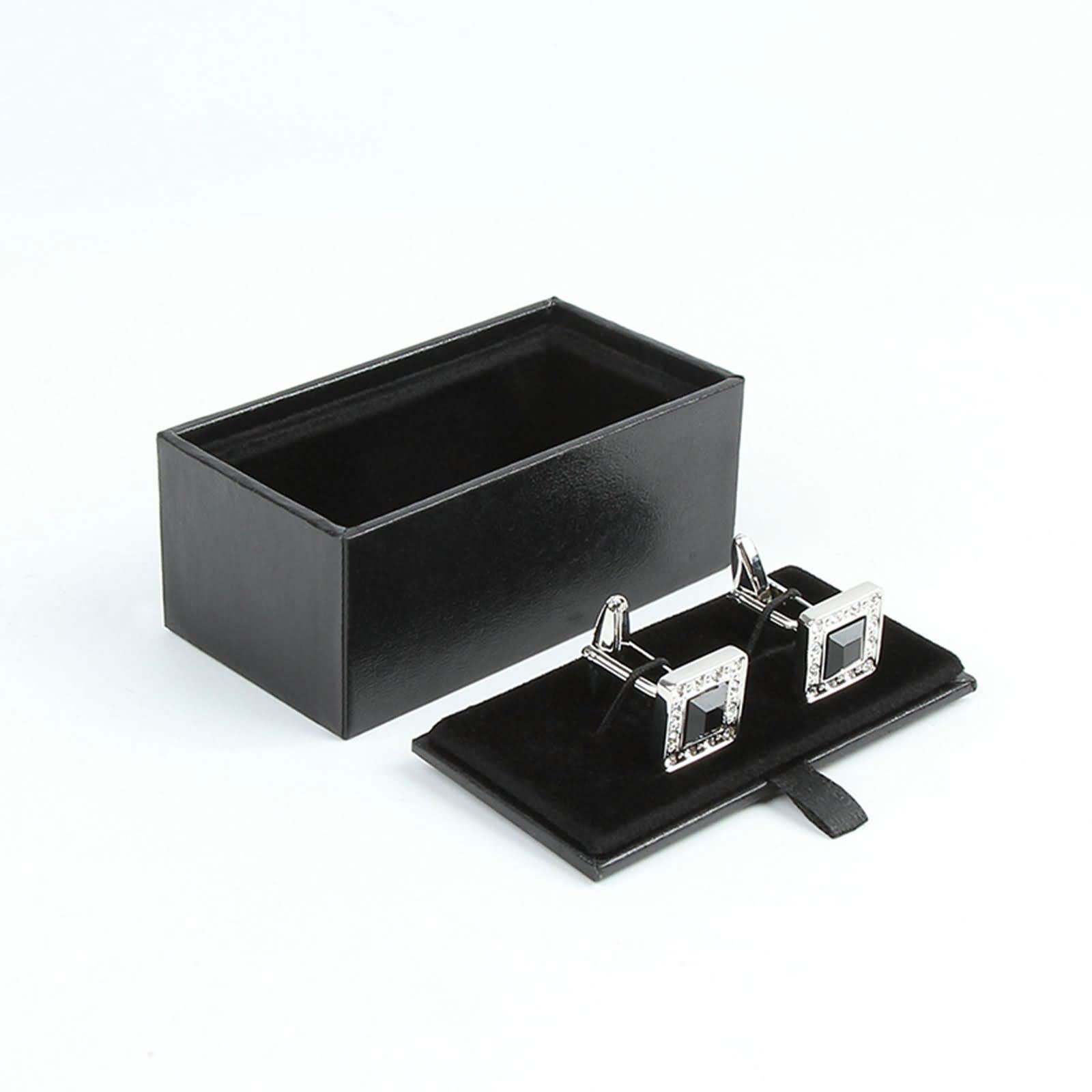 Elegant Silver & Copper Cufflinks for Men - Rectangle, Square & Oval Dress Shirt Accessories | Perfect Valentine's Day Gift for Him | Formal Events, Weddings & Business Occasions