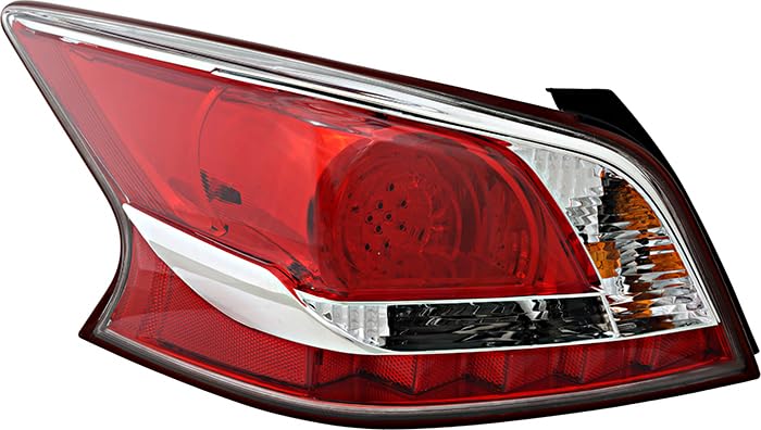 2013 Nissan Altima Sedan LED Tail Light Lamp - Left Side Driver Compatible Replacement - Perfect for Night Driving & Enhanced Safety