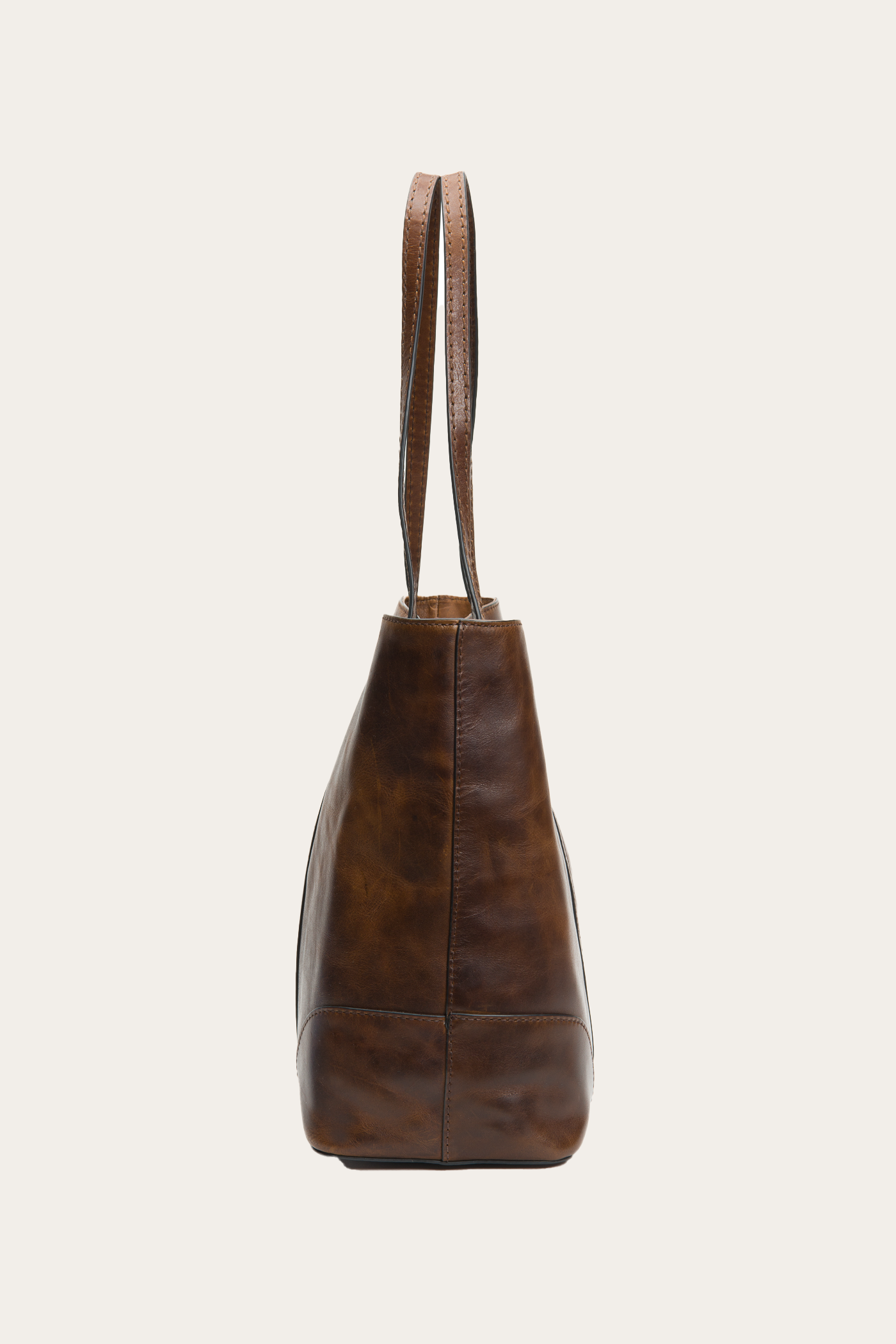 Melissa Dark Brown Leather Shopper Tote Bag for Women - Stylish & Spacious Handbag for Work, Travel & Everyday Use