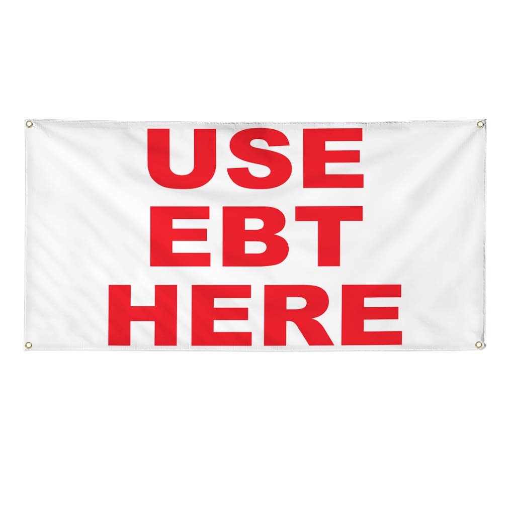 Vinyl Banner - 48x96 Inches, Weatherproof & Durable for Outdoor Use - Business, Industrial & Yard Signs with 8 Grommets - Multiple Sizes Available - Perfect for Storefronts, Events & Construction Sites