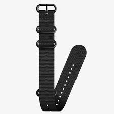 SUUNTO Q/R Textile Zulu Watch Band - Durable Nylon Strap for Outdoor & Adventure Activities - Perfect for Hiking, Running, and Military Use