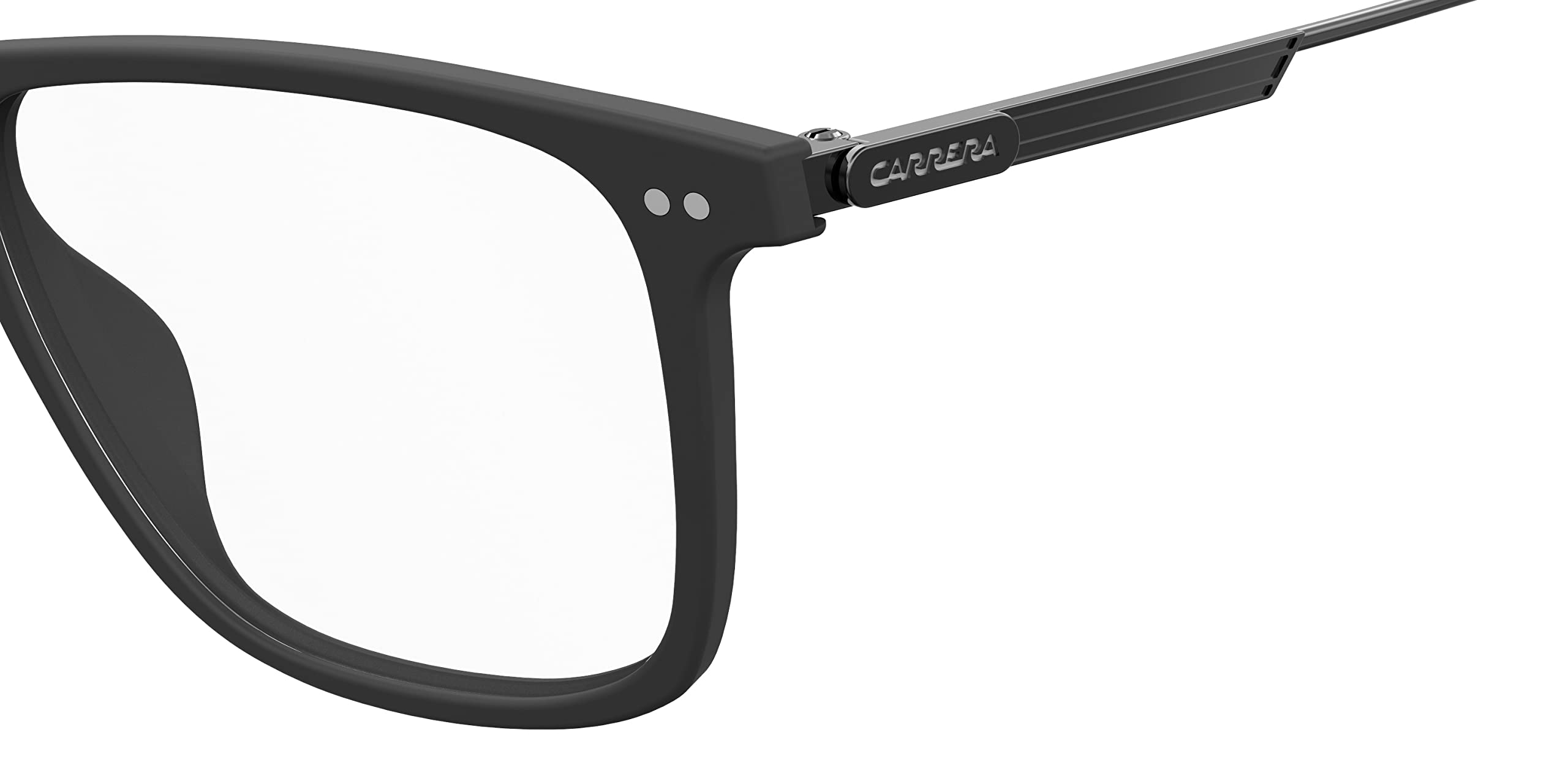 Carrera 1115 Matte Black Rectangular Prescription Eyeglass Frames for Men - 52mm Lens Width, 16mm Bridge - Perfect for Work, Reading & Everyday Wear