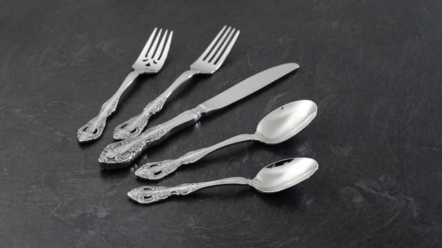 Michelangelo Salad Fork Set of 4 - Premium Stainless Steel Forks for Fine Dining, Parties & Home Entertaining