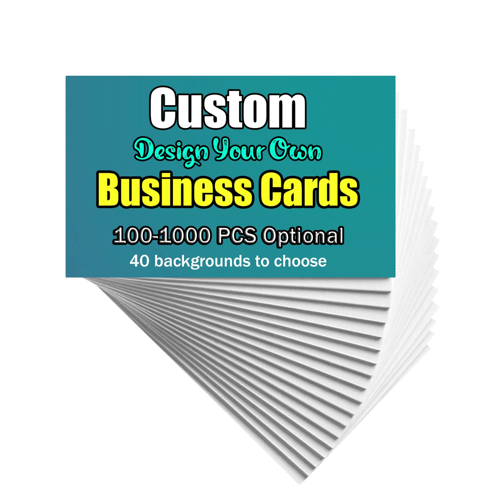 Custom Business Cards Bulk 200PCS - Premium Coated Art Paper 3.6