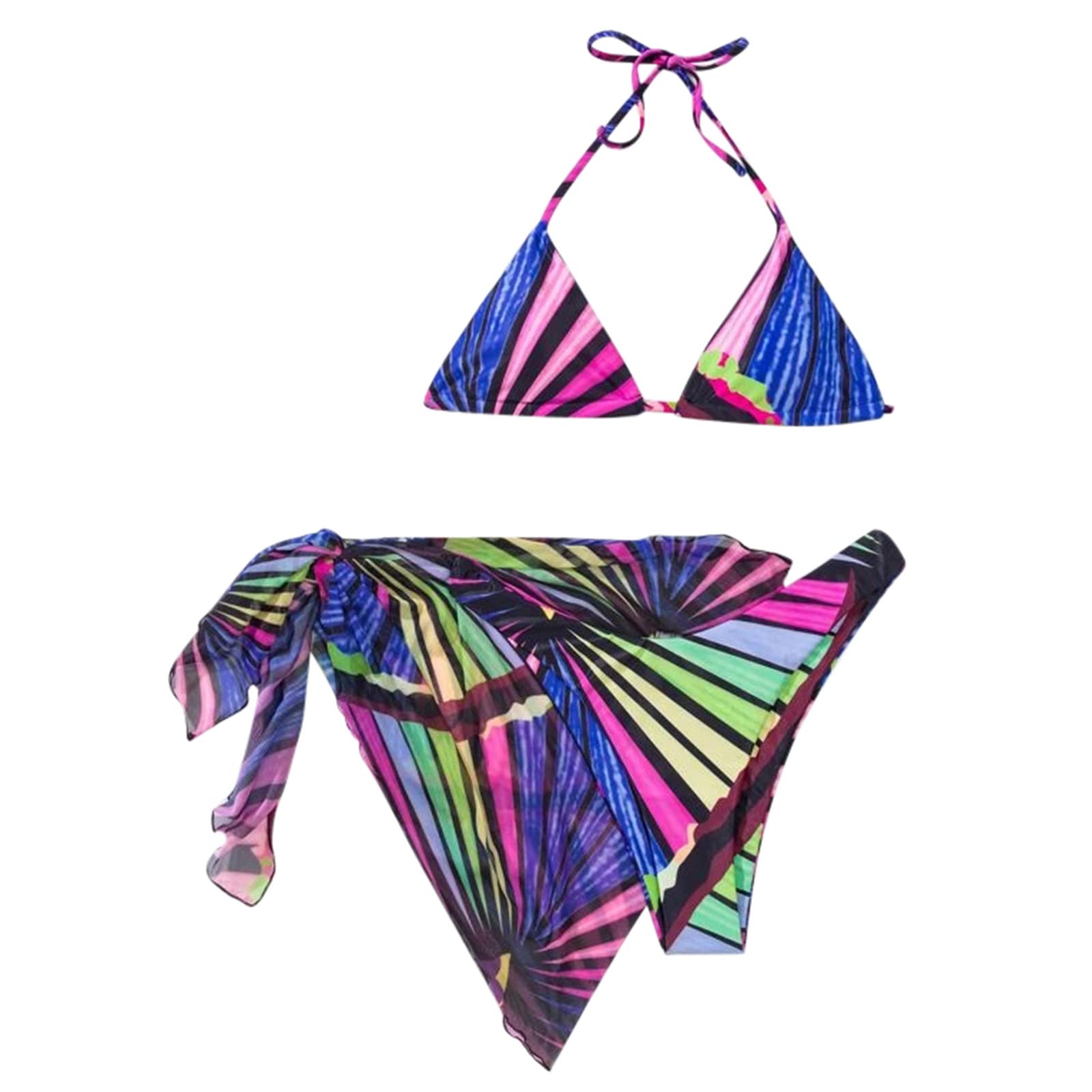 Sexy Printed Bikini Set for Women - Plus Size 2-Piece Swimwear for Beach & Pool