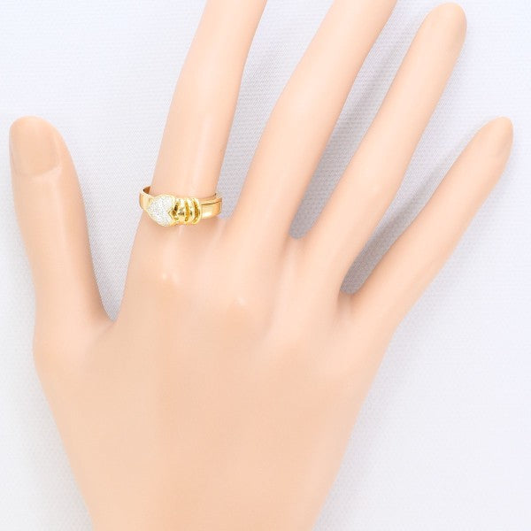 18K Yellow Gold & White Gold Diamond Ring for Women - Elegant Wedding, Engagement, Anniversary Jewelry Gift - Perfect for Proposals, Bridal Sets & Special Occasions