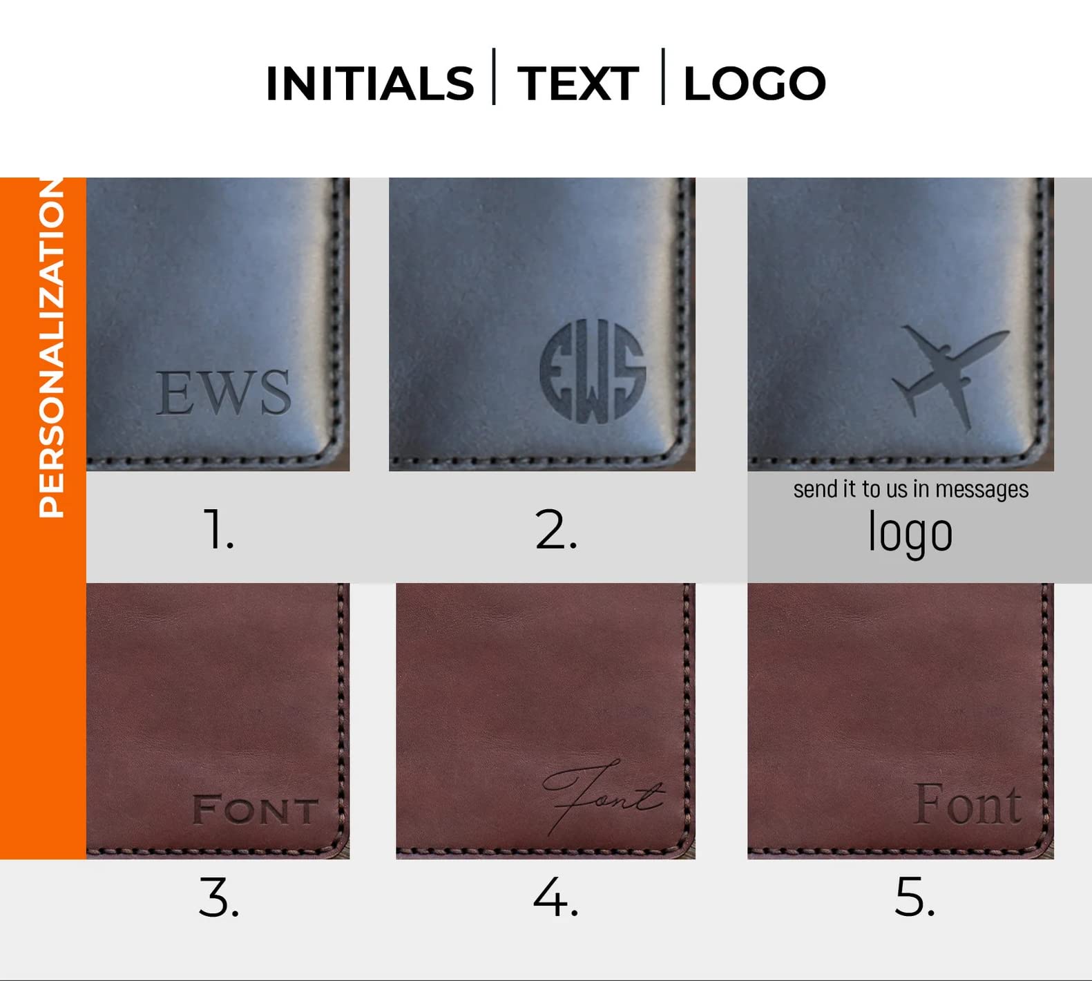 Personalized Monogrammed Leather Messenger Bag for Men - Large Laptop Briefcase, Work & Computer Shoulder Bag - Perfect for Office, Business Travel & Daily Commute