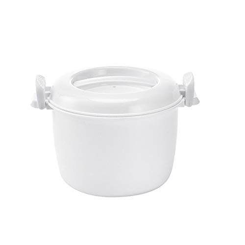 Ruelen Microwave Rice Cooker - 17.5x21x14cm Small Multifunctional Microwave Cookware for Perfect Rice, Vegetables & Meals | Ideal for Office Lunch, Dorm Cooking & Quick Meals