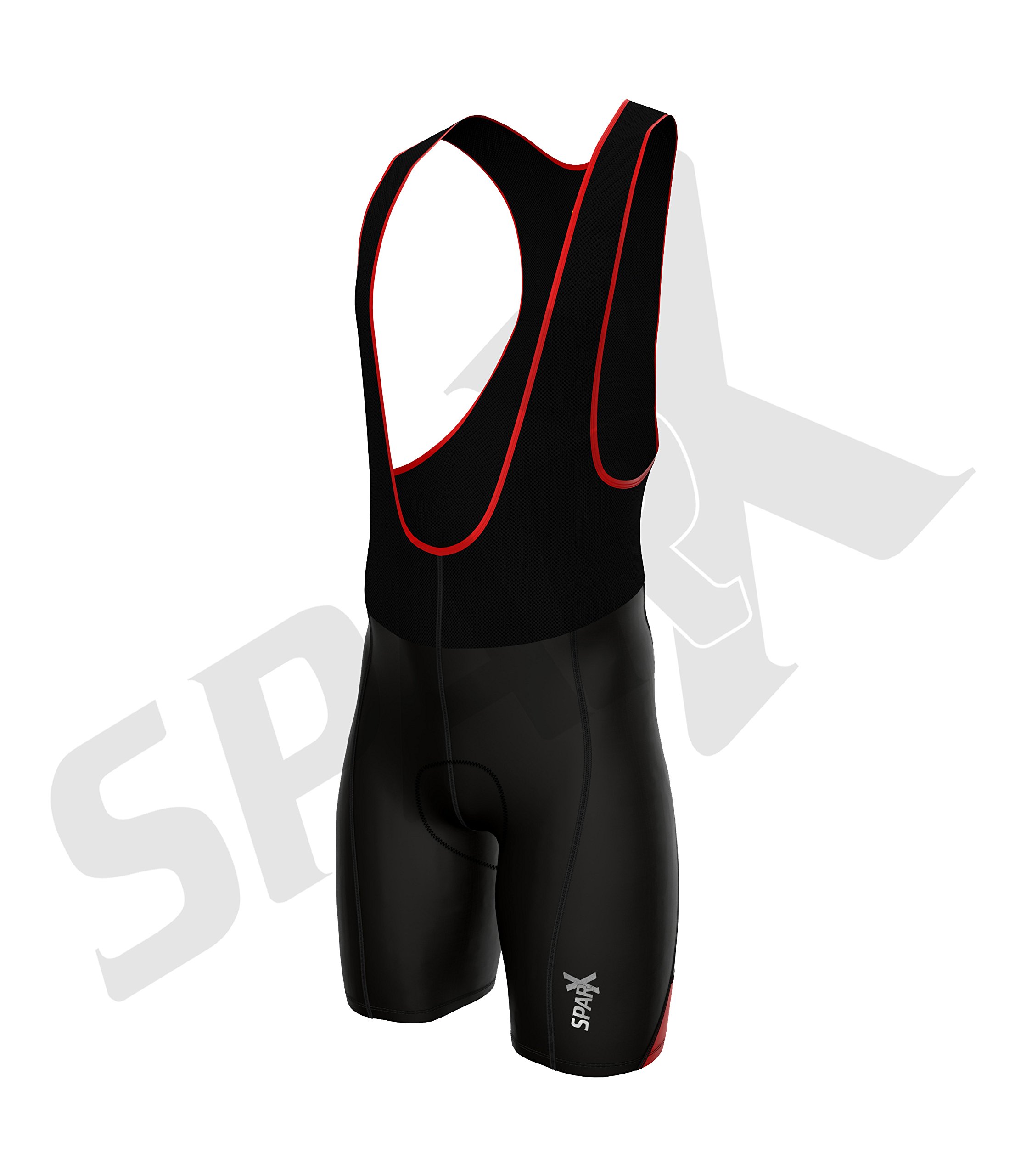 Sparx Men's 3D Padded Cycling Bib Shorts - Breathable Bike Shorts with Chamois for Road & Mountain Biking | Perfect for Long Distance Cycling & Professional Training