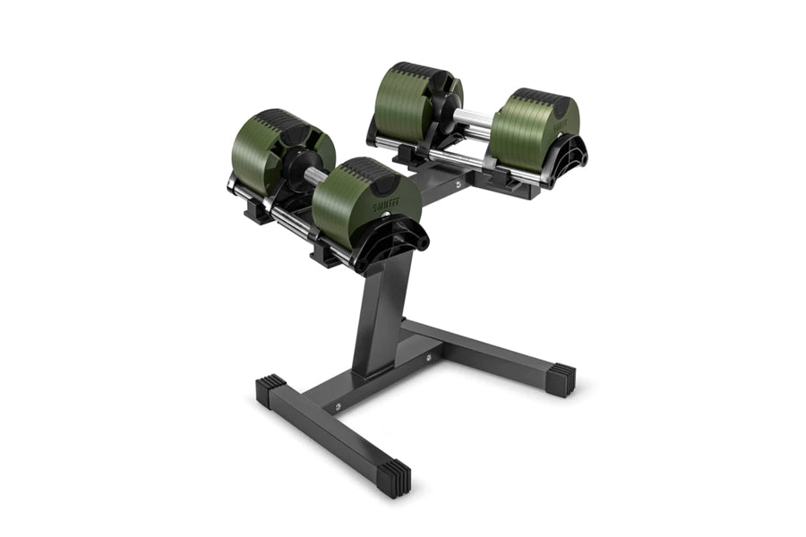 NÜOBELL 80lb Adjustable Dumbbells Set - Tactical Weight Dumbbells for Home Gym, Strength Training & CrossFit Workouts - Perfect for Small Spaces & Full-Body Exercises
