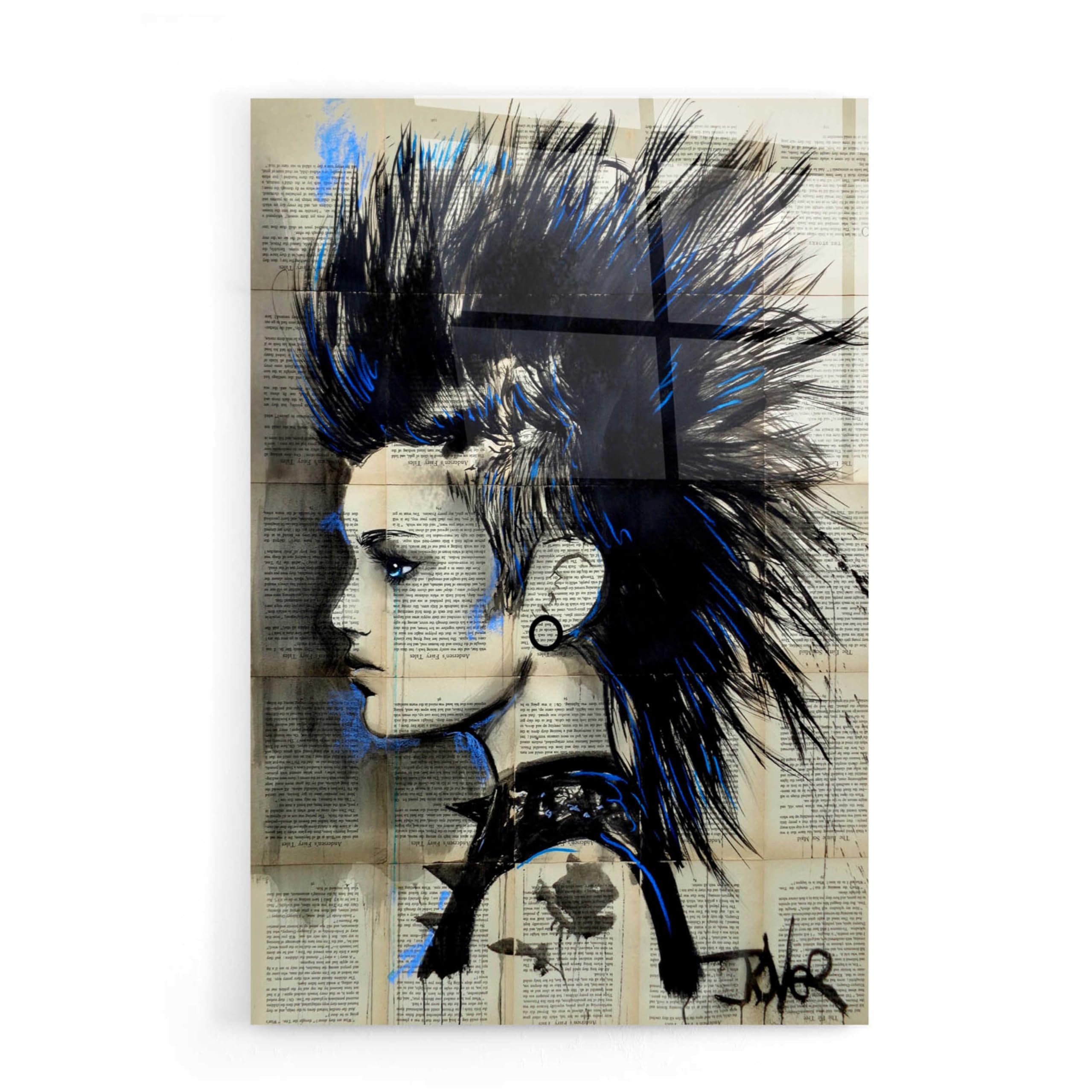 Epic 'Fairytale' Art Print by Loui Jover - 16x24 Inch Acrylic Glass Wall Decor - Modern Home & Office Wall Art for Living Room, Bedroom, or Gift
