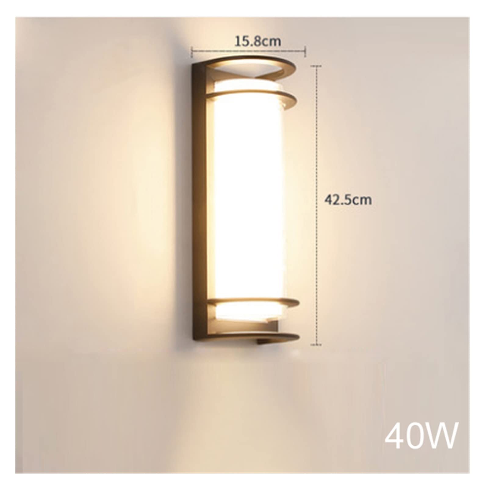 Waterproof IP65 LED Outdoor Wall Lamp - Cold White Porch Light for Garden, Balcony, Fence & Public Toilets | MOTOT Durable Exterior Sconce Lighting for Vestibule & Park Areas