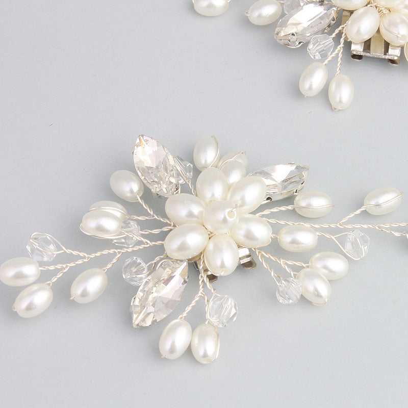 1 Pair Detachable Shoe Clip - Imitation Pearl Wedding Shoe Buckle for Bridal Heels, Prom Shoes & Formal Occasions