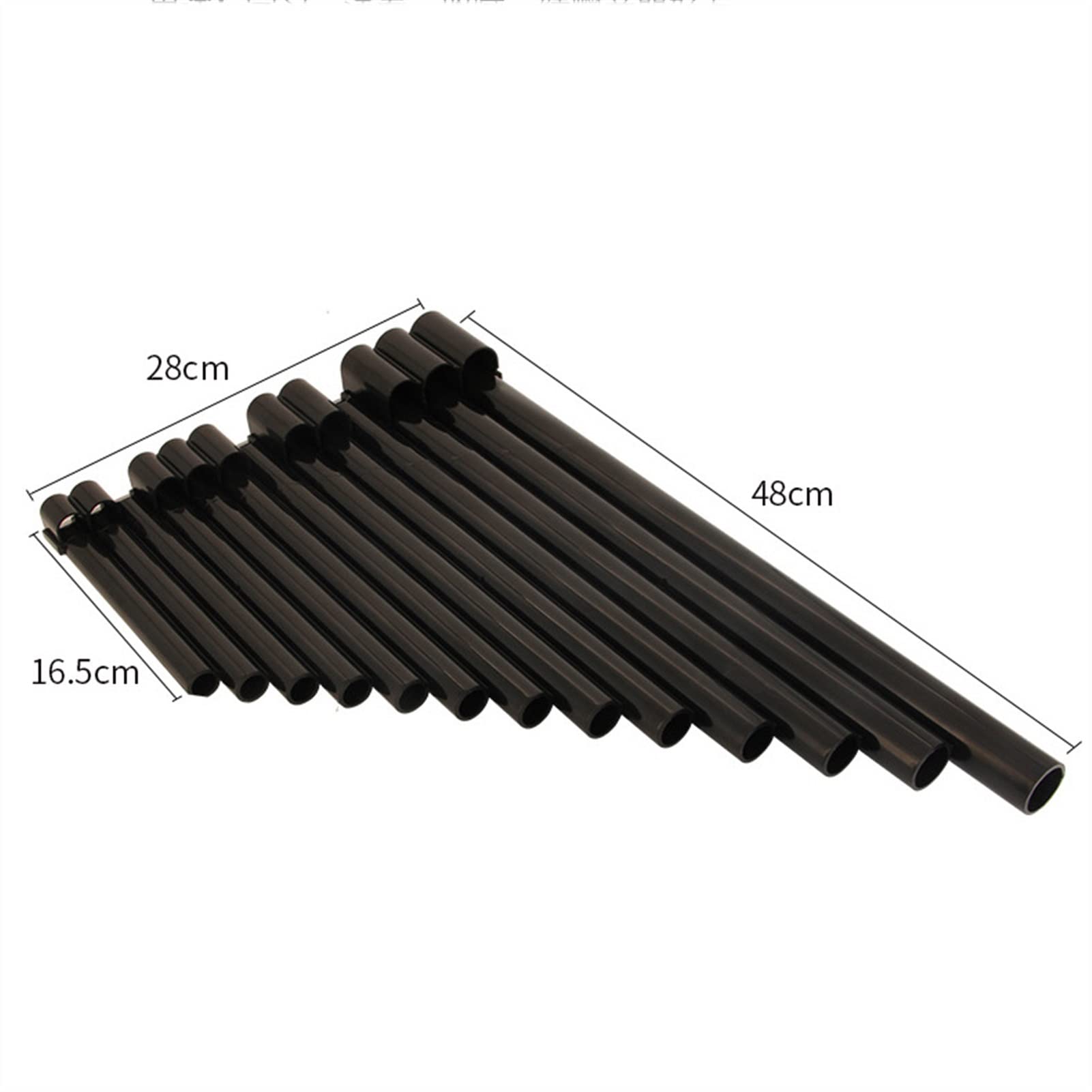 13 Pipe Pan Flute Instrument - Professional Woodwind Musical Instrument for Beginners & Adults - Perfect for Music Lessons, Performances & Relaxation
