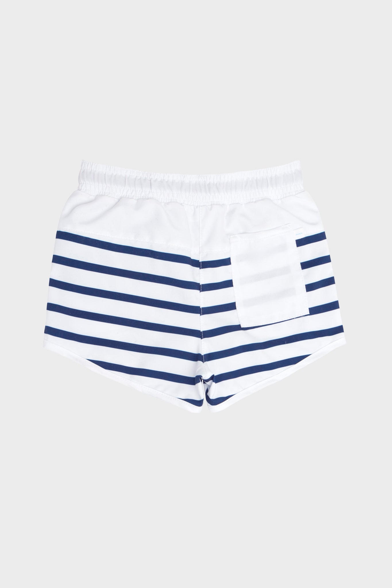 Breton Stripe Board Shorts for Men - Quick-Dry Swim Trunks with Comfortable Elastic Waistband - Perfect for Beach, Pool, Surfing & Summer Vacations