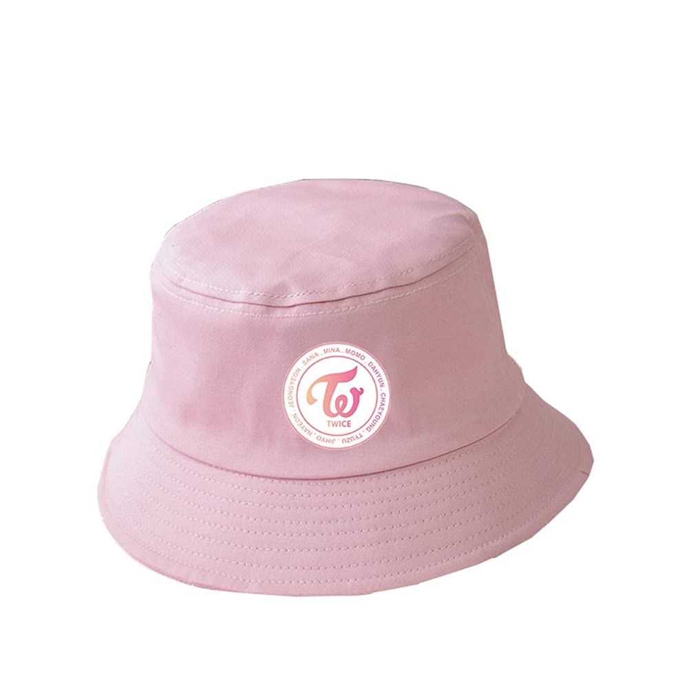 TWICE Kpop Bucket Hat - Packable Travel & Beach Sun Hat for Women, Adjustable Outdoor Summer Hat - Perfect for Concerts, Travel, and Beach Vacations