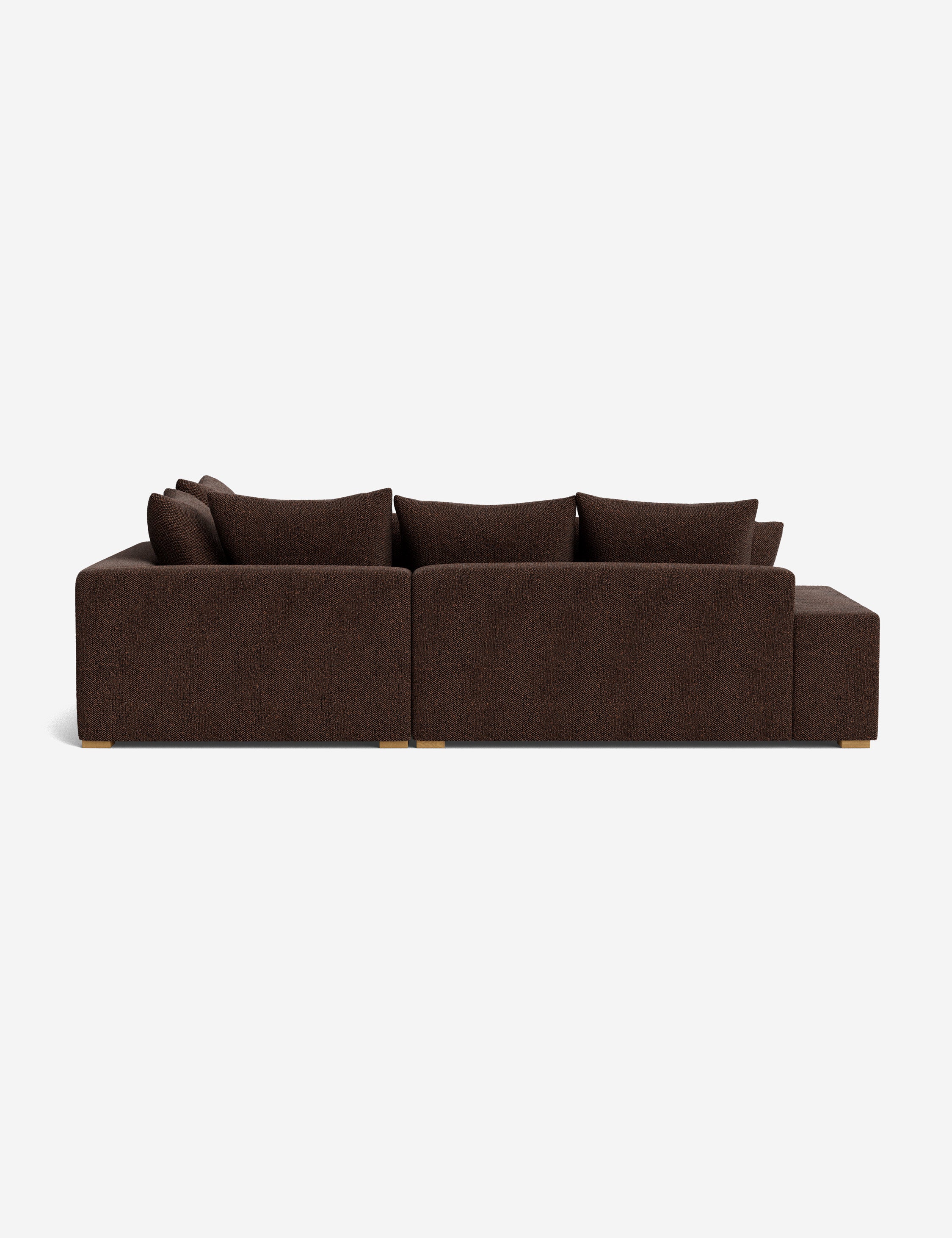 Stylish Clayton Sectional Sofa - Modern L-Shaped Couch for Living Room, Home Theater & Lounge Areas | Comfortable Fabric Upholstery & Spacious Seating