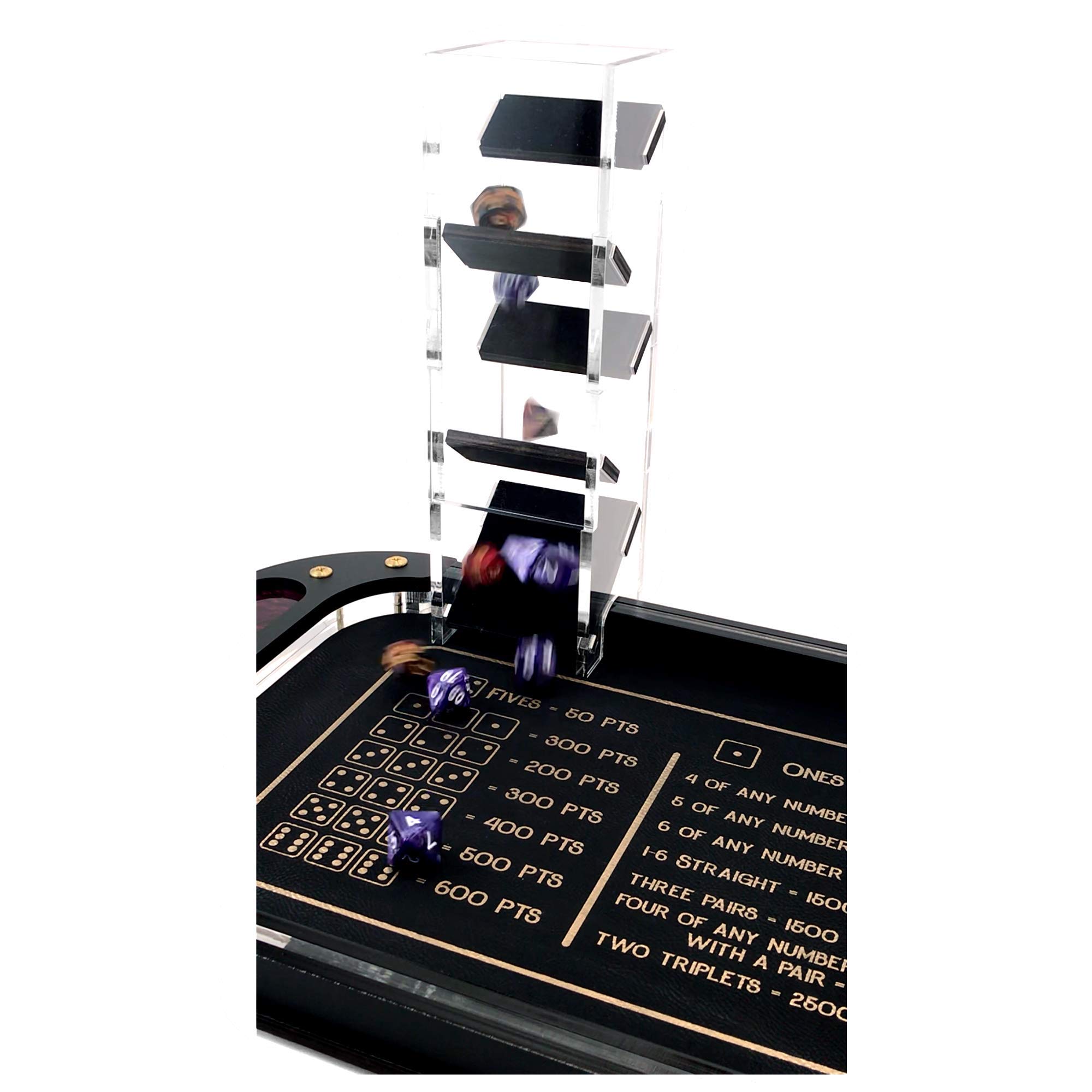 Omega & Mini Mega Dice Tray with Farkle Score - 18