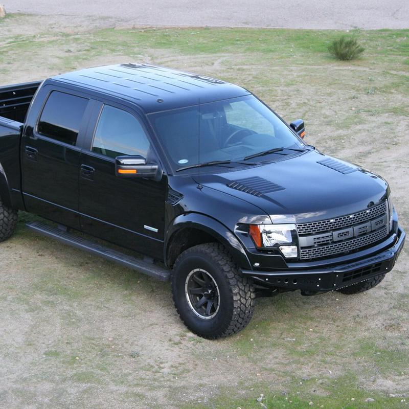 10-14 Ford Raptor OEM Style Hood Replacement - Durable Aftermarket Truck Hood for F-150 Raptor | Perfect for Off-Roading & Vehicle Restoration Projects