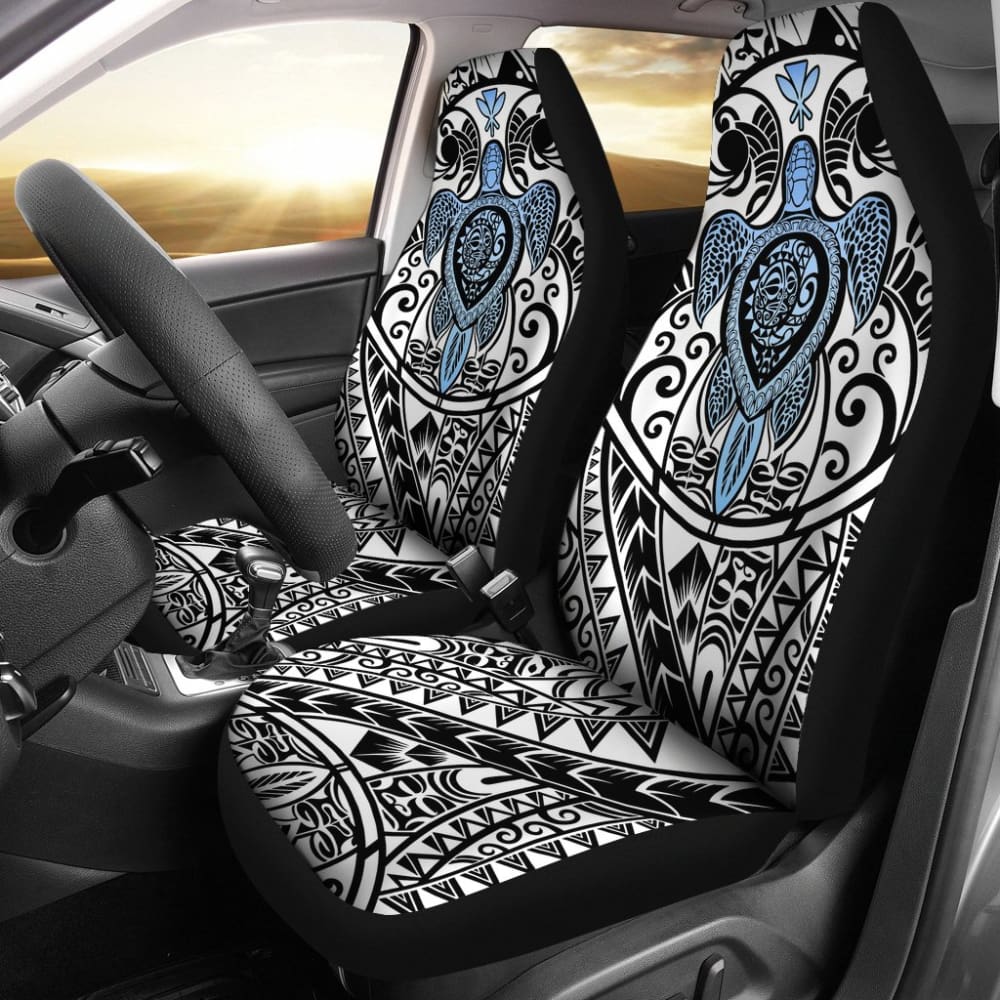 Premium Hawaiian Polynesian Turtle Car Seat Covers - Authentic Kanaka Maoli Design - Waterproof & Universal Fit for Cars, Trucks & SUVs - Perfect for Beach Trips, Road Adventures & Cultural Enthusiasts
